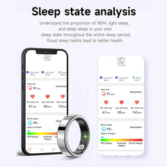 SR09 Smart Ring – Health Tracker with Bluetooth & Gesture Control