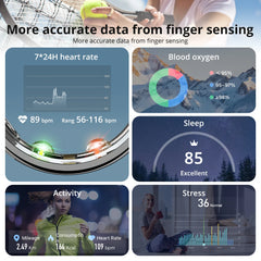 COLMI R10 Smart Ring – Health & Sleep Monitor, 5ATM Waterproof, Multi-Sport Mode