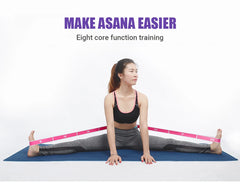 Multi-Section Yoga Resistance Band – Stretch & Training Strap