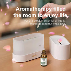 Vissko Flame Aroma Diffuser – 180ml Ultrasonic Humidifier