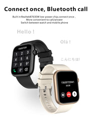 LIGE 2025 Smart Watch – Wireless Charging, Bluetooth Calls, Custom Watch Faces