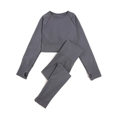 WAREBALL Seamless Yoga Set – 2/3/4pcs Women's Gym Workout Tracksuit