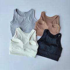 All-in-One Shockproof Sports Vest – Breathable Yoga & Running Bra