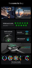 For Huawei WATCH 4 Pro Smart Watch Men  AMOLED HD Screen Bluetooth Call GPS Trajectory NFC Health Monitor Smartwatch 2025 New