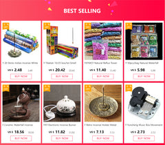 40pcs Natural Sandalwood & Floral Incense Sticks