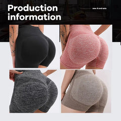 Women's High Waist Butt Lifting Workout Shorts