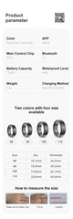 R02 Smart Ring – Health Monitor, Sleep Tracker, IP68 Waterproof