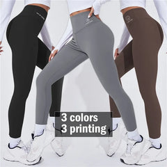 High Waist Thermal Yoga Leggings – Butt-Lifting & Push-Up Fit