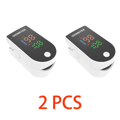 Portable Fingertip Pulse Oximeter – Blood Oxygen & Heart Rate Monitor with LED Display