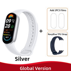 Xiaomi Smart Band 9 – 1.62" AMOLED, 21-Day Battery, Heart & SpO₂ Monitor