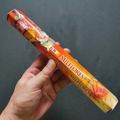 20 Sticks Indian Incense – White Sage, Lavender, Sea Breeze & More for Meditation & Aromatherapy