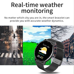 LIGE Smartwatch – Full Touch Fitness Tracker with Bluetooth Call