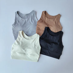 All-in-One Shockproof Sports Vest – Breathable Yoga & Running Bra