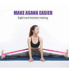 Multi-Section Yoga Resistance Band – Stretch & Training Strap