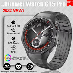 Huawei Watch GT5 Pro – AMOLED Screen, NFC, GPS, Bluetooth Call, Waterproof Smartwatch