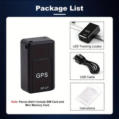 Micro Magnetic GPS Tracker – Real-Time Vehicle & Motorcycle Anti-Theft Locator, Mini Personal GPS Positioning Device