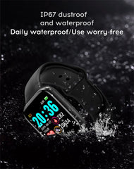 Y68 D20 Smartwatch – Bluetooth Fitness Tracker with Sleep & Activity Monitor