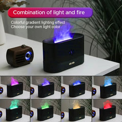 Vissko Flame Aroma Diffuser – 180ml Ultrasonic Humidifier