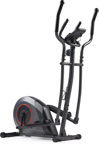 Upright Elliptical Trainer – Full-Body Cardio Machine with Pulse Sensors