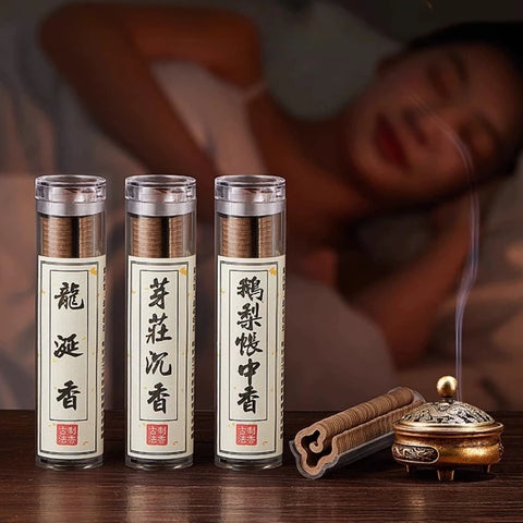 Natural Disk Incense Set – Mini Burner with Sandalwood & Cinnamon Plant Extracts