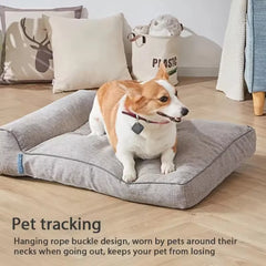 Apple Find My Devices GPS Tracker – Portable Anti-Lost Locator for Pets, Kids & Cycling