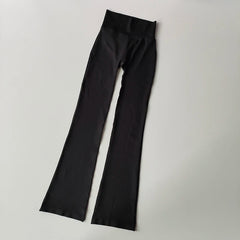 High-Waisted Seamless Flared Compression Leggings