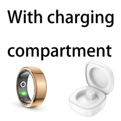 R02 Smart Ring – Health & Sleep Tracker, IP68 Waterproof, Bluetooth