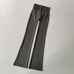High-Waisted Seamless Flared Compression Leggings