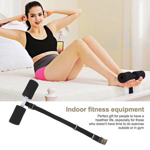 Bed Sit-Up Bar – Home Fitness Core & Strength Trainer (Black)