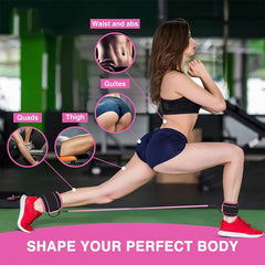 Ankle Strap Resistance Bands – Leg & Hip Strength Trainer for Home Fitness