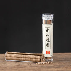 Natural Disk Incense Set – Mini Burner with Sandalwood & Cinnamon Plant Extracts