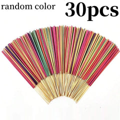 120pc Aromatherapy Incense Stick Set – 7 Natural Scents with Burner for Yoga & Meditation