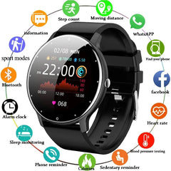 LIGE Smartwatch – Full Touch Fitness Tracker with Bluetooth Call