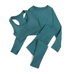 WAREBALL Seamless Yoga Set – 2/3/4pcs Women's Gym Workout Tracksuit