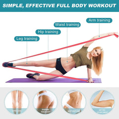 Yoga & Pilates Resistance Bands – Natural Latex Fitness Straps