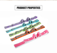 Multi-Section Yoga Resistance Band – Stretch & Training Strap