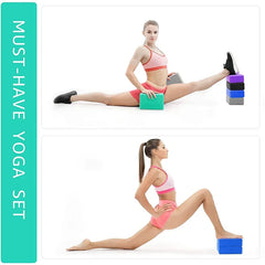Yoga Blocks – EVA Foam Support Bricks for Home & Studio Use