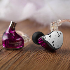 KZ ZSN Hybrid Metal Earphones – HiFi Bass with 1BA+1DD