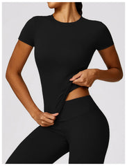 NCLAGEN Women’s Sports T-Shirt – Breathable Stretch Gym & Yoga Top