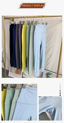 Summer Yoga Leggings – High Waist, Quick-Dry & Breathable Fitness Pants