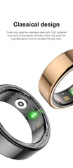 R02 Smart Ring – Health & Sleep Tracker, IP68 Waterproof, Bluetooth