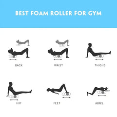 Foam Massage Roller – Hollow Yoga Column for Muscle Relief & Recovery