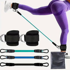Ankle Strap Resistance Bands – Leg & Hip Strength Trainer for Home Fitness