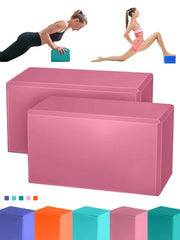 Yoga Blocks – EVA Foam Support Bricks for Home & Studio Use