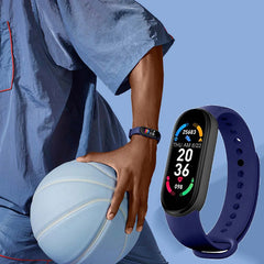 M6 Smart Watch – Fitness Tracker, Heart Rate, Blood Pressure Monitor, Waterproof