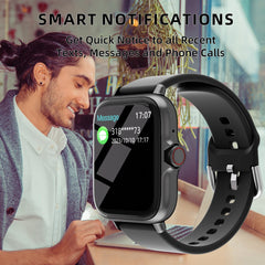 Waterproof Smartwatch – Call, Message, & Fitness Tracker for iPhone & Android