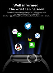 LIGE 2025 Smart Watch – Wireless Charging, Bluetooth Calls, Custom Watch Faces