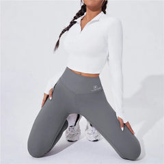 High Waist Thermal Yoga Leggings – Butt-Lifting & Push-Up Fit