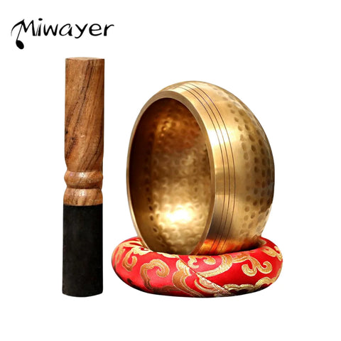 Miwayer Handmade Tibetan Singing Bowl – Copper Sound Therapy
