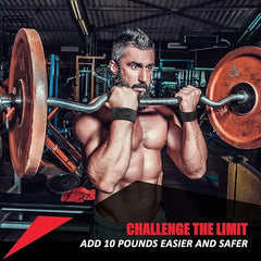 Weightlifting Wrist Straps – Adjustable Non-Slip Lifting Support